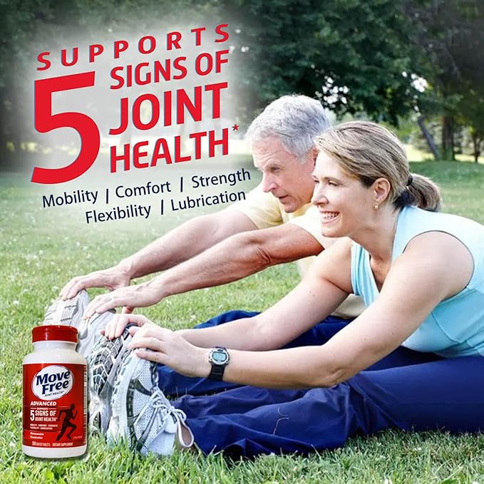 Move Free Advanced Glucosamine Chondroitin + 200 Tablets (100 Servings)*