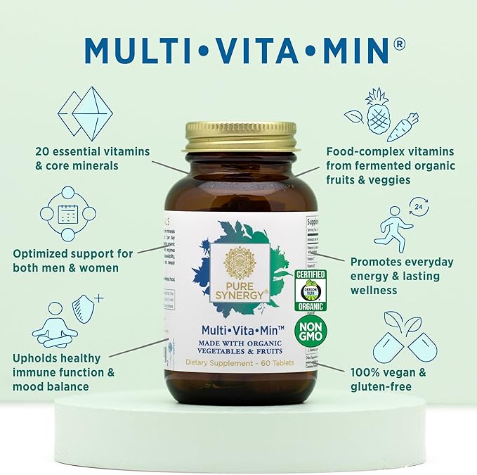 PURE SYNERGY Multi·Vita·Min (60 Tablets)