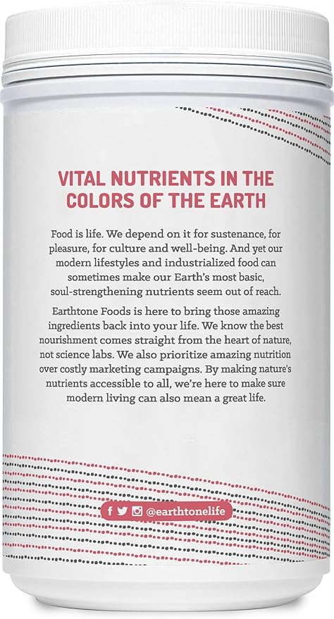 EARTHTONE Grass-Fed Collagen Peptides Powder 28