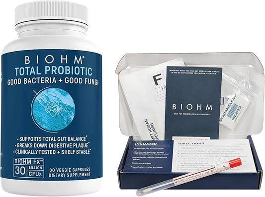 BIOHM Ultimate Gut Health Bundle, at-Home 30B CFU 30-Day Supply