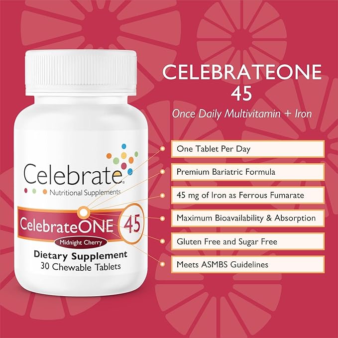 Celebrate Vitamins CelebrateONE 45 One A 45 mg 30 Count