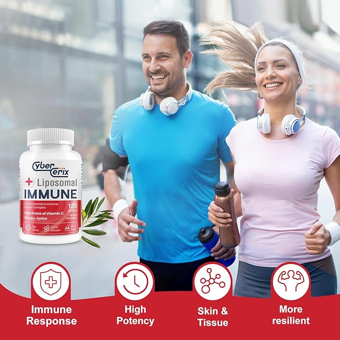 Advanced Liposomal Immune Supplement, Complex 1,500mg, Vitamins, 240 Capsules