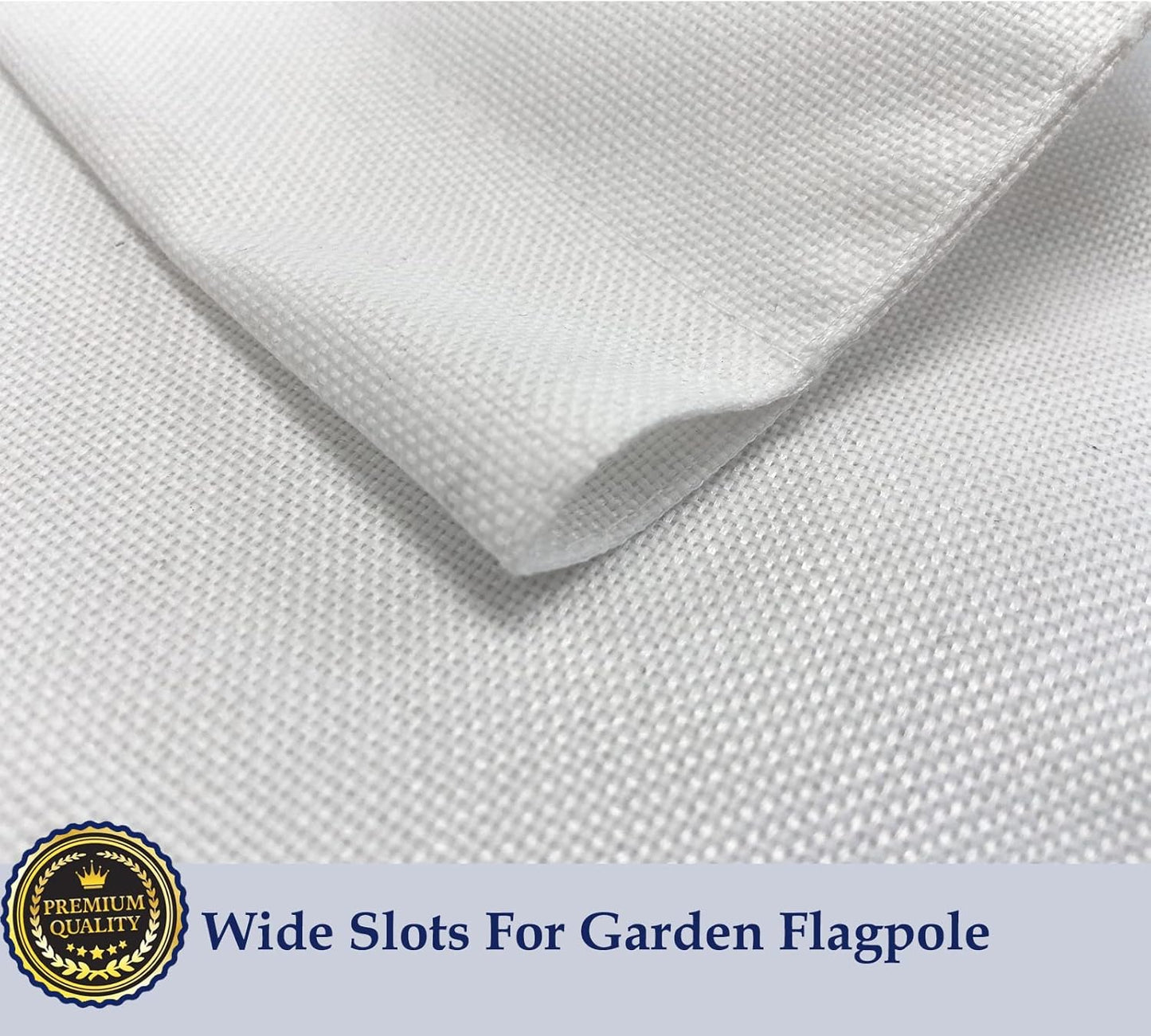 TOPFLAGS Sublimation Garden Flags Blank Garden Flag 12x18 Inch Double Side Custom Create Your Own Solid White Flag DIY Blanks Canvas Banner to Decorate