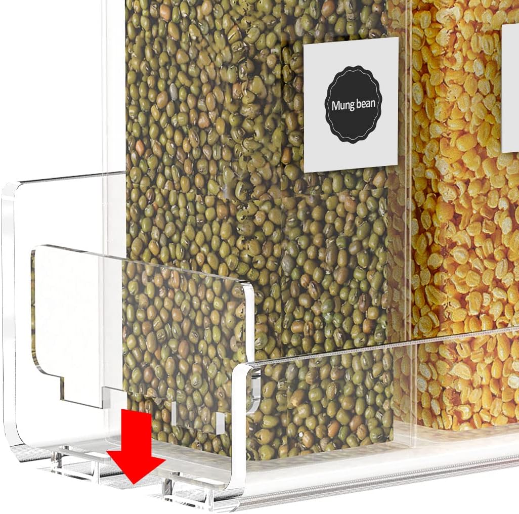 Acrylic Spice Rack Wall Mount, Hanging Spice Shelf Racks for Seasonings, Kitchen Spice Jars Wall Organizer Storage Holder, 2 Pack