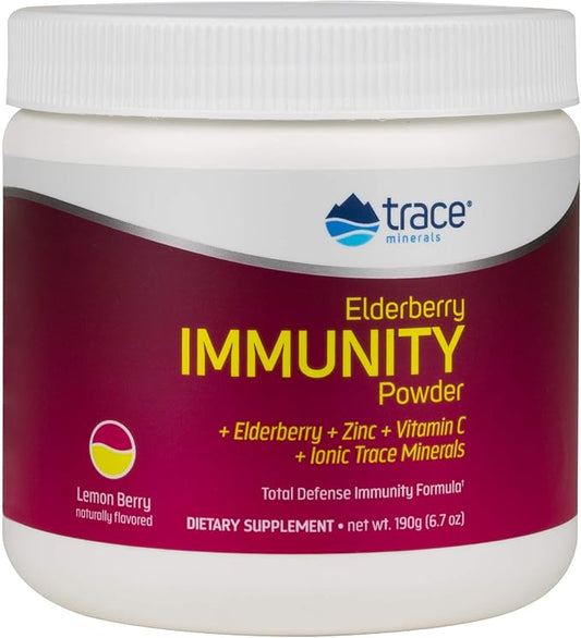 Trace Minerals | Elderberry Immunity Powder 6.7 oz