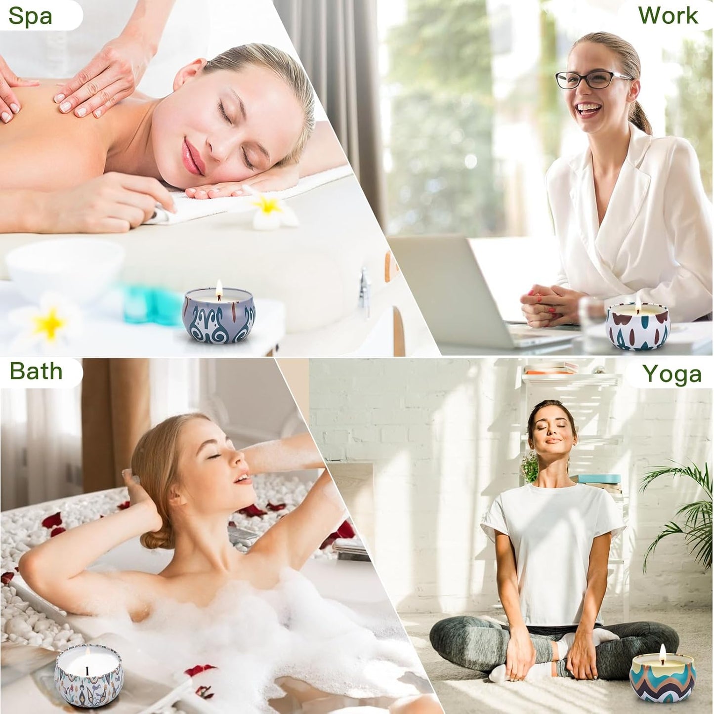 Candles Gifts for Women, 12 Pack Candles for Home Scented, 30 Oz Soy Wax Candle Gifts Sets, 240H Burning Candle for Scented, Ideal for Birthday, Valentine's Day, Mother's Day