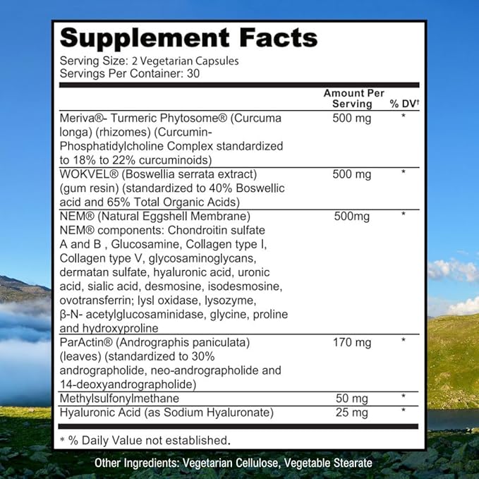 ScimeraMD® Zoflexa Joint Support Supplement 60 CT
