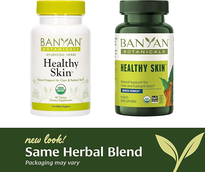 Banyan Botanicals Healthy Skin – Organic 90 Tablets