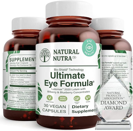 Natural Nutra Ultimate Eye Health Vitamins, 30 Capsules