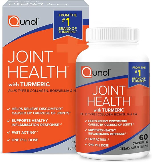 Qunol 5-in-1 Joint Support Supplement, Fast 60 Count