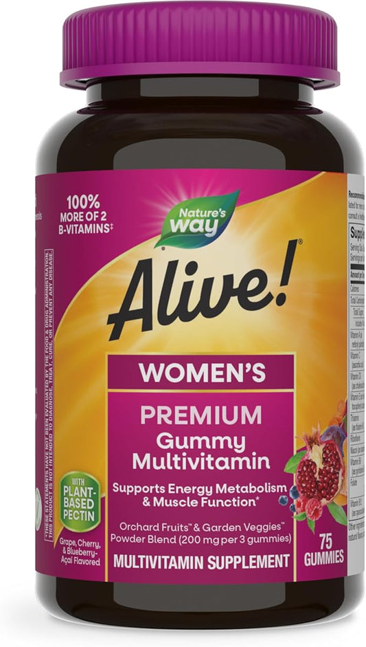 Nature’s Way Alive! Premium Women’s Gummy 75 Gummies