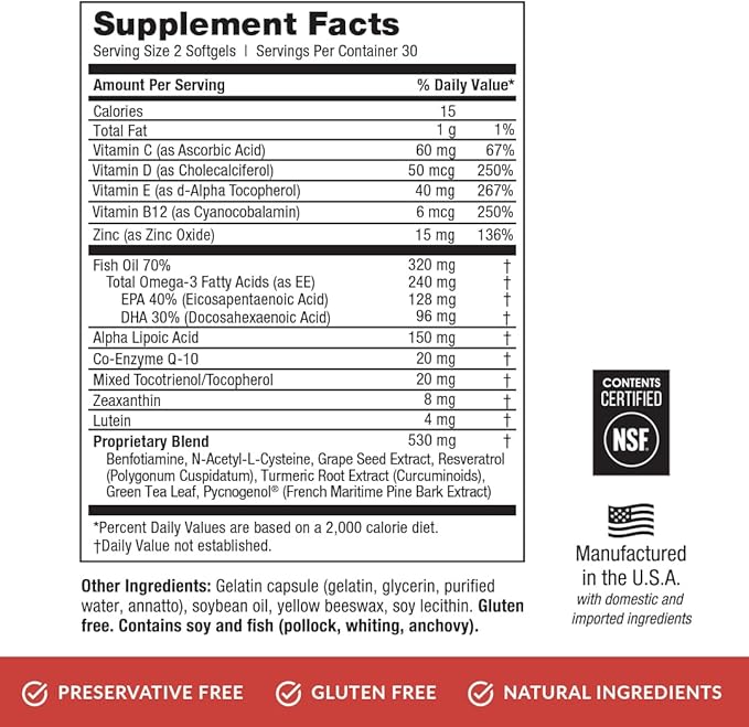 EyePromise DVS Eye Vitamin 60 Count
