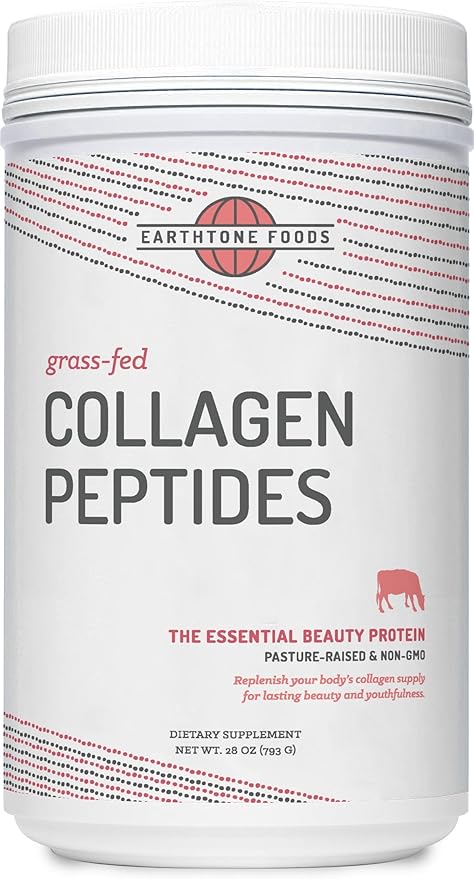 EARTHTONE Grass-Fed Collagen Peptides Powder 28
