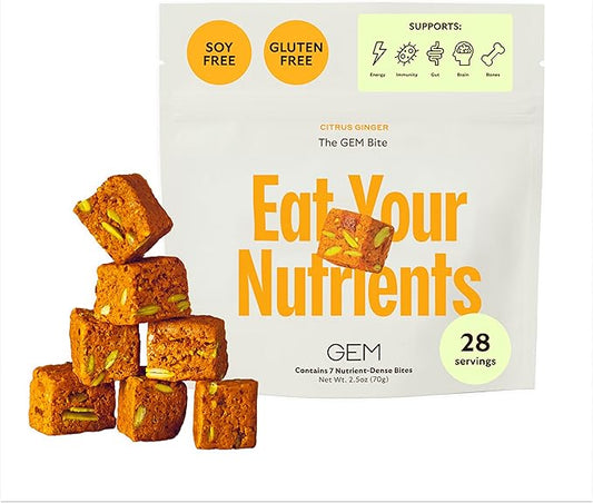 GEM Bite Daily Multivitamin for Women 20+ Vitamins 28 Serving