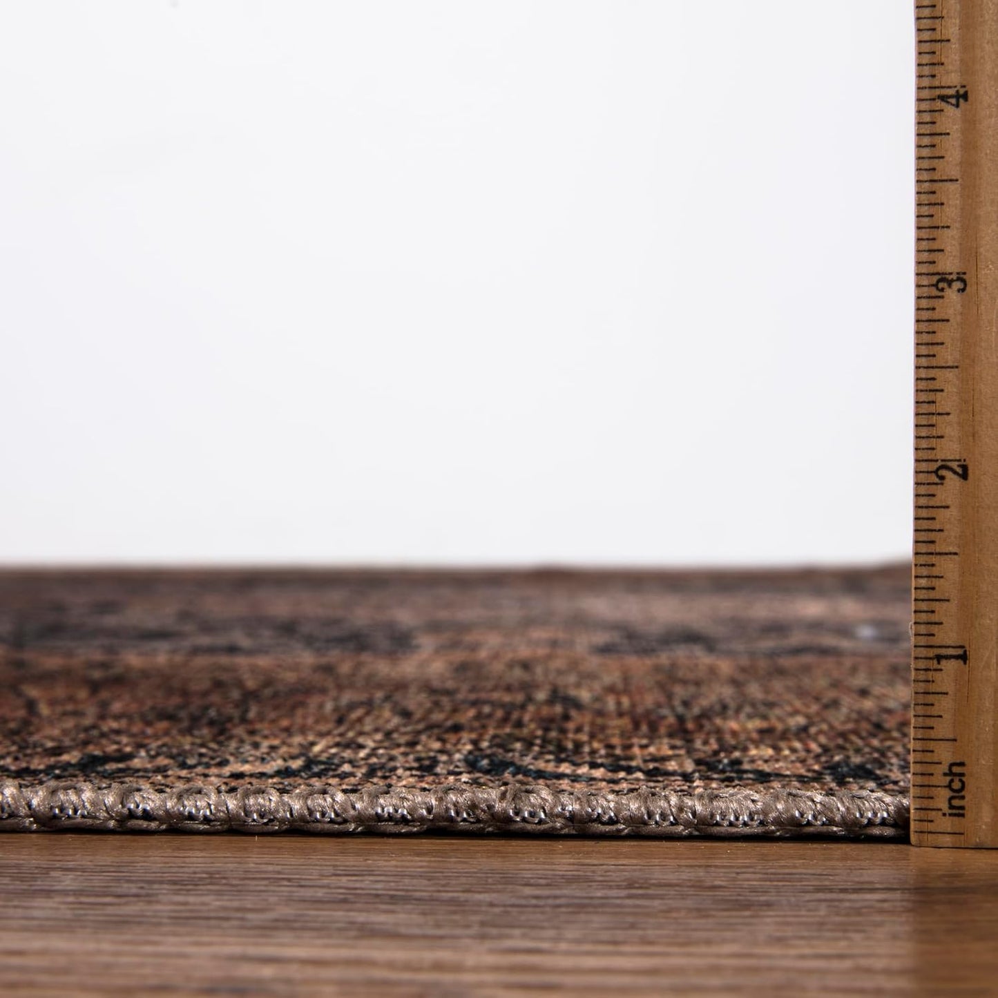 Keen Home Design 9x12 Rug - Machine Washable Area Rug with Non-Slip Backing, Ideal for Living Room, Dining Room, Bedroom - Vintage, Easy Clean, Durable, Low Pile Rug - (9' x 12')