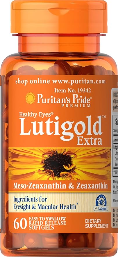 Puritan's Pride Healthy Eyes Lutigold Extra 60 Soft
