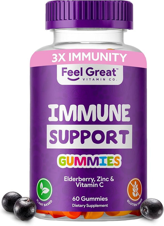 Feel Great Immunity Support Gummies 60 Gummies