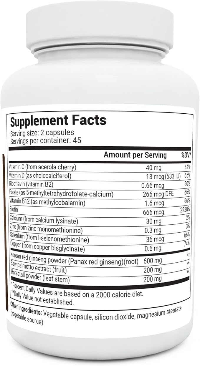 Dr. Berg All-in-One Vitamins for Hair, 90 Veg