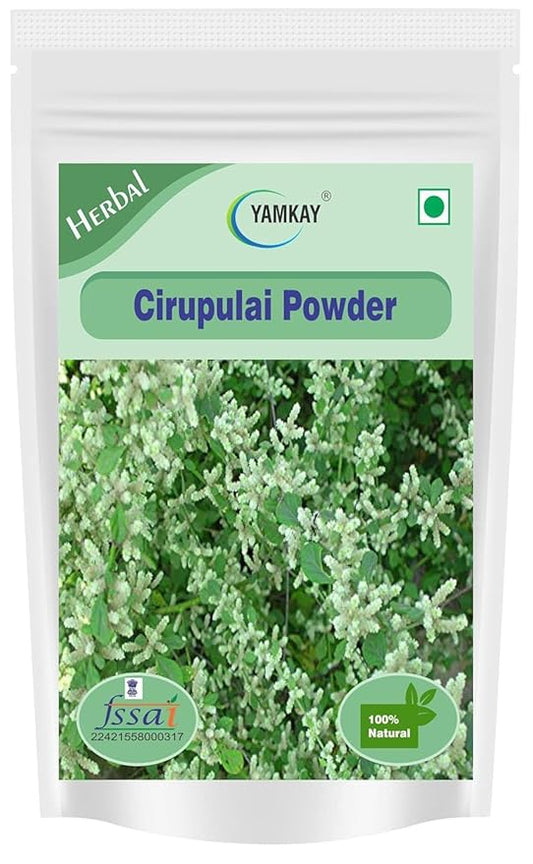 Aerva Lanata Powder, Mountain Knot Grass, Ciru Pulai, Cherula Powder, Herbal Supplement, Natural Detox, Ayurvedic Medicine, Pure and Organic (300 GM, Mountain Knot Grass Powder)