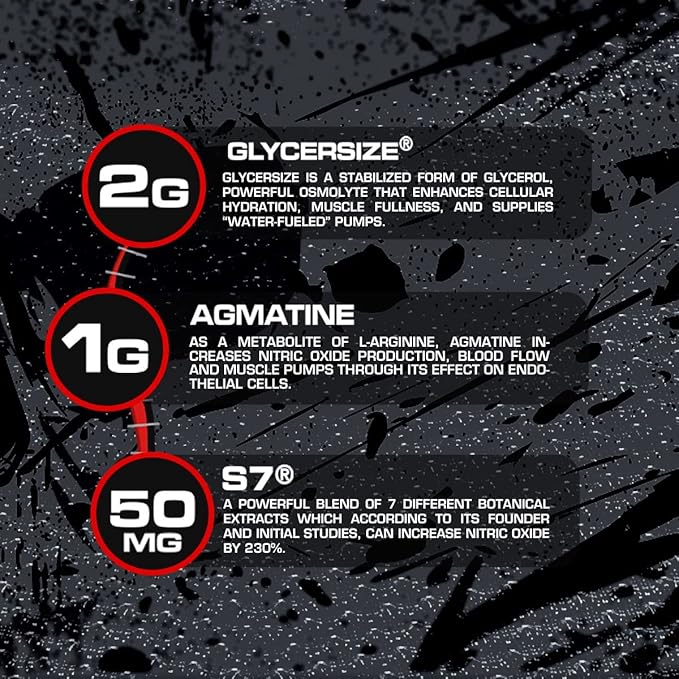Noxious Extreme Nitric Oxide Booster Pump Pre-Workout Powder | Endurance and Muscle Building | 30 Servings (Furious Punch)