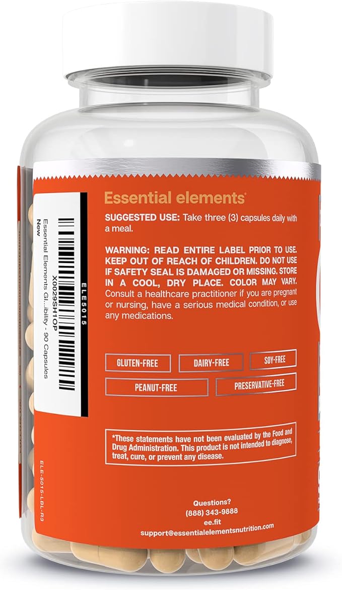 Essential Elements Glucosamine Chondroitin MSM Boswellia 270 Capsules (3 Pack)