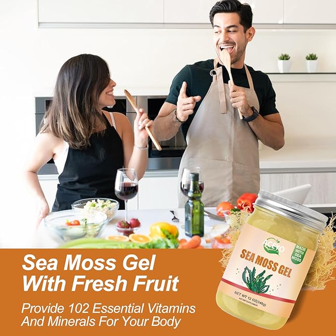 ACEYO (12 OZ Organic Sea Moss 102 Vitamins