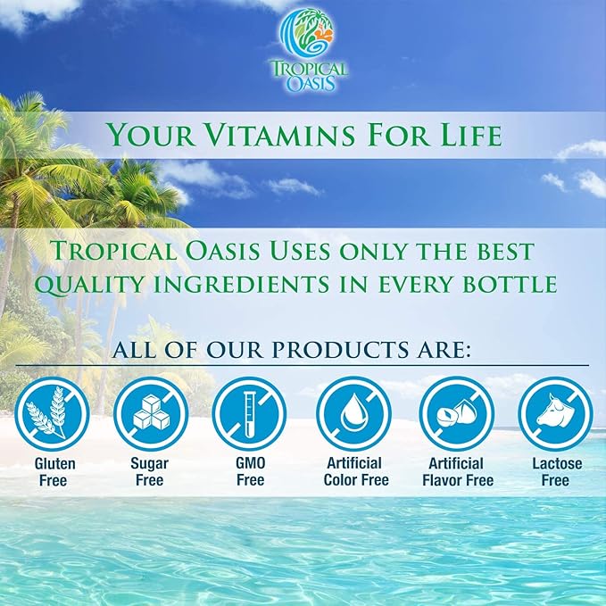 Mega Premium Liquid Multivitamin 1333% Vitamin 200% D3, D3, Zinc 20 Vitamins, 70 Minerals, 21 Amino 98% Absorption 32 Serv