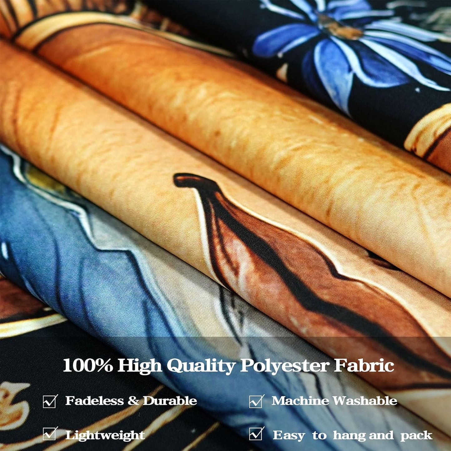 Aipon Sun and Moon Tapestry for Bedroom Boho Vintage Floral Hippie Wall Tapestry Aesthetic Retro Flower Plant Large Tapestries Wall Hanging for Living Room Dorm Decor 90 x 68 Inch