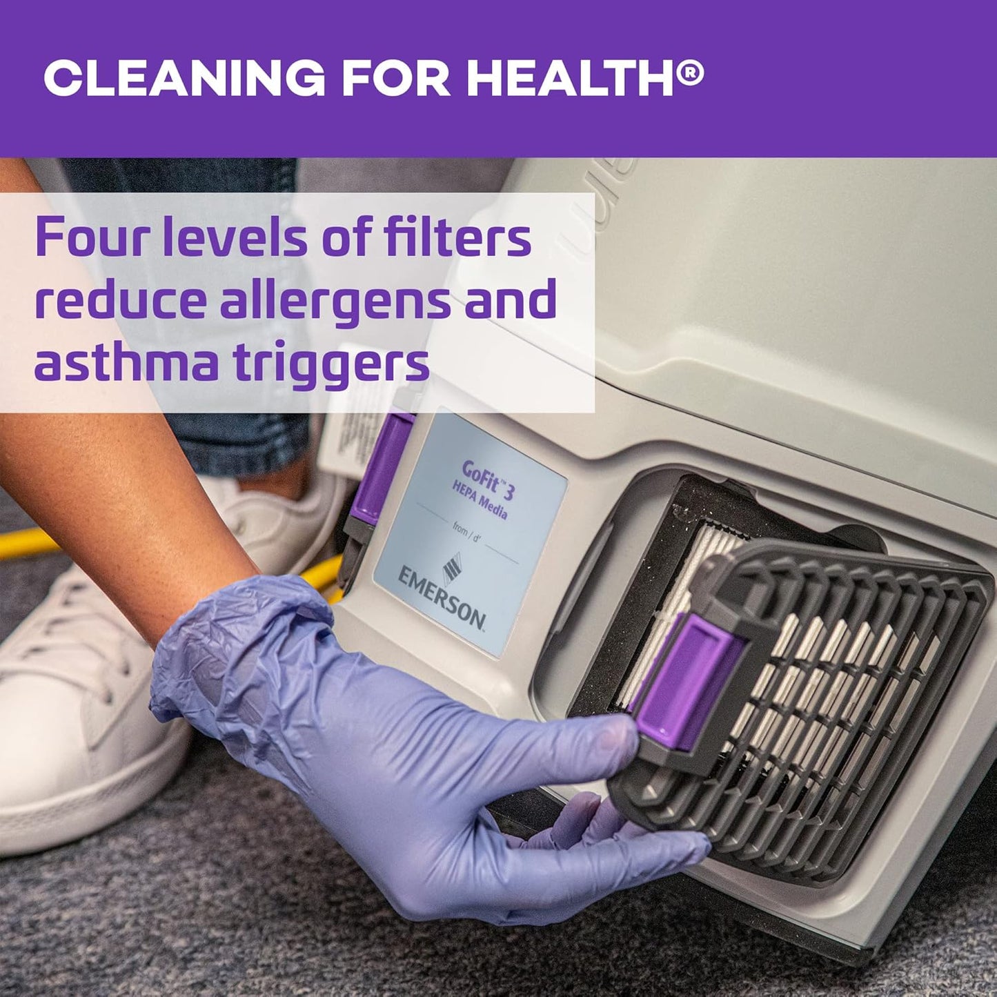 ProTeam GoFit 3 Commercial Backpack Vacuum with ProBlade Hard Surface & Carpet Tool Kit, 3 qt, Corded