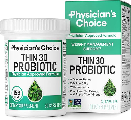 Physician's CHOICE Probiotics for Weight Management 6 Probiotic 30 CT