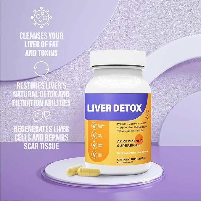 Vitality | Metabolism | Immunity Liver Detoxification, Regeneration, and Recovery Liver Support Supplements 1PCS