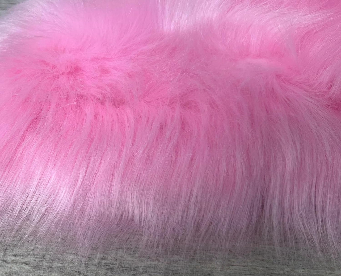 LAMBZY Faux Sheepskin Super Soft Hypoallergenic Free Shape Silky Shag Rug, Luxury Shaggy Plush Carpet for Bedrooms Living Kids Room Sofa Rugs (Pink, Duo Decto 12 Pelts 6'x12')