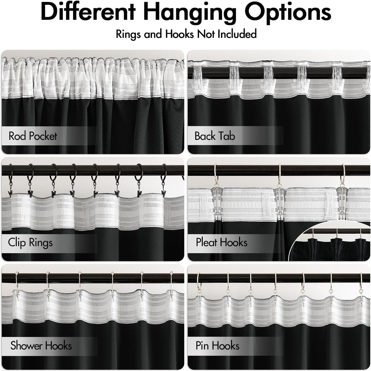 MIULEE Black Velvet Curtains 96 inches Long 2 Panels - Luxury Pinch Pleated Room Darkening Window Drapes for Bedroom Living Room Thermal Insulated Super Soft Blackout, Back Tab Rod Pocket