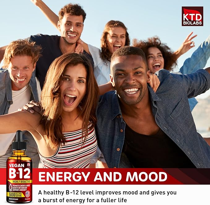 B12 Sublingual 5000 mcg Drops B12 Vitamins B12 Sublingual B12-2 fl.