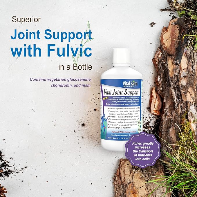 Vital Earth Joint Support Supplement Liquid 32 Oz 1 Oz