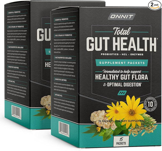ONNIT Total Gut Health 5 Strains 2 Pack