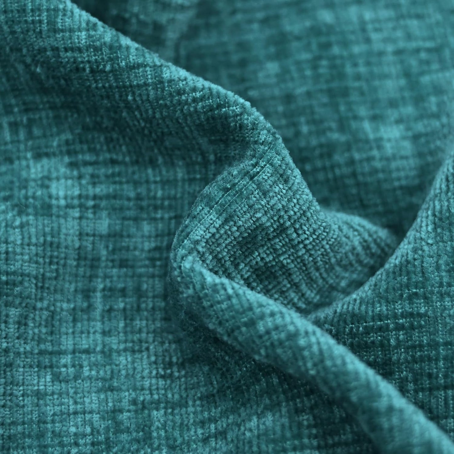 CaliTime Throw Pillow Covers Decorative 26 X 26 Inches Pack of 2 Cozy Chenille Cushion Cases for Couch Sofa Bed Living Room Home Teal