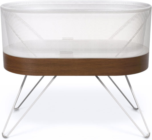 SNOO Smart Sleeper Baby Bassinet - Bedside Crib with Automatic Rocking Motions and Soothing White Noise - Ideal for Newborn Babies to 6 Months - Natural Sleep Training