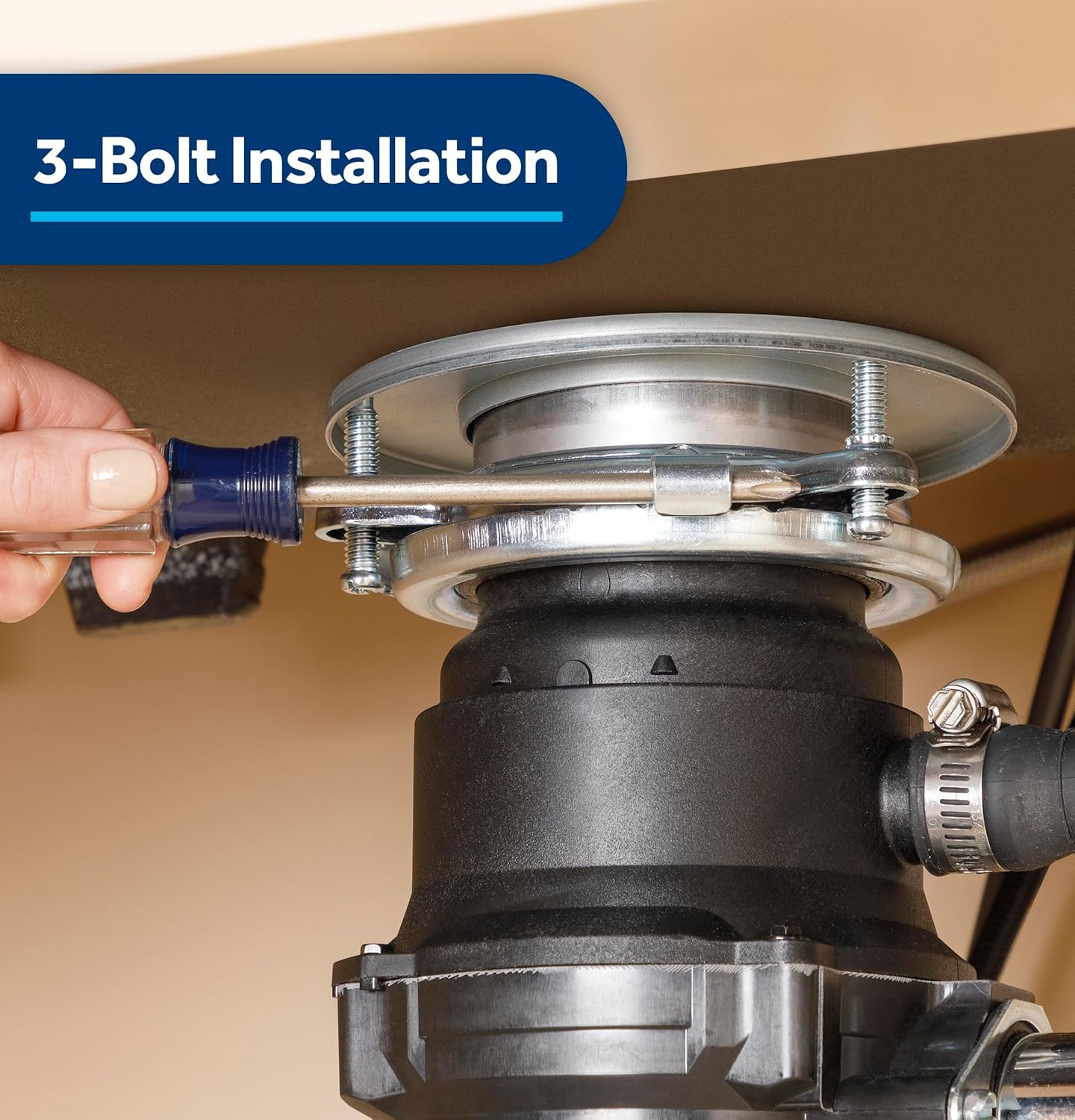 GE GFC1065W Disposer, Black