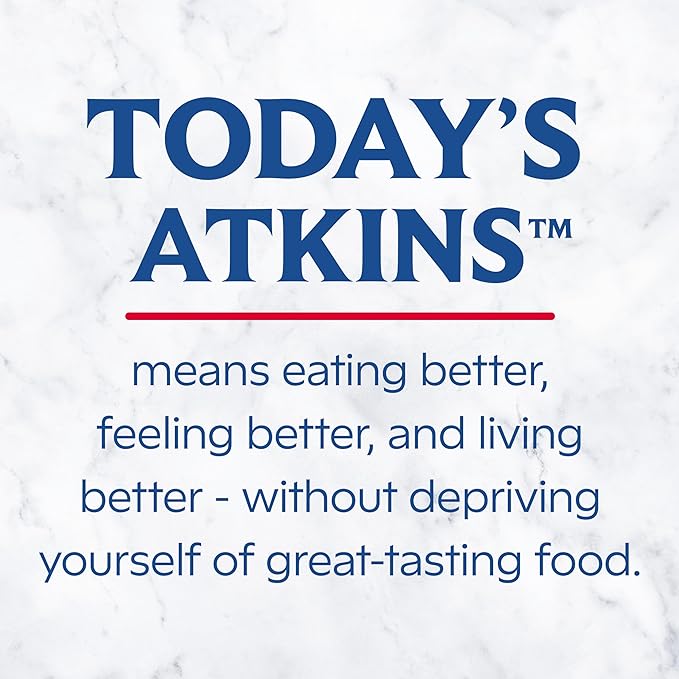 Atkins Strawberry Protein Shake, 15g Protein, Low Glycemic, 2g Net Carb, 1g Sugar, Keto Friendly, 12 Count