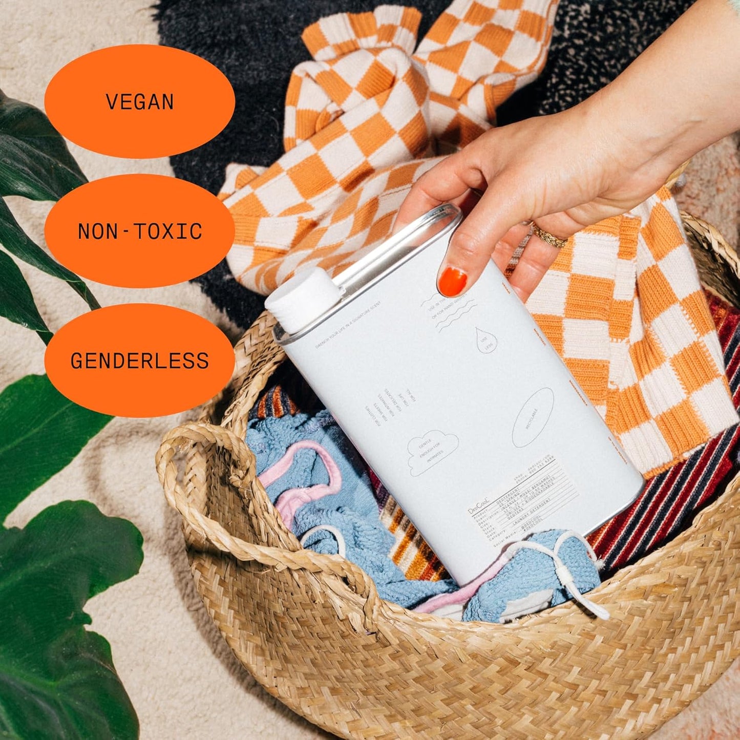 DedCool Liquid Laundry Dedtergent (05 Spring, 32 fl oz) Luxurious Fragrance, Scented, Removes Stains, Ideal for 60 Washes, Infused with Natural Essential Oils, Vegan, Non-Toxic, Cruelty & Dye Free