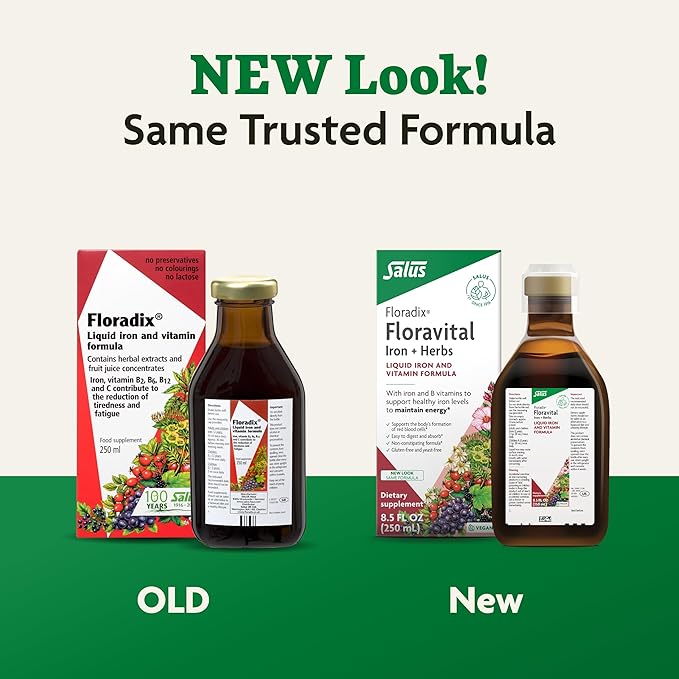 Floradix Floravital Liquid Iron & Vitamins Formula 8.5 oz