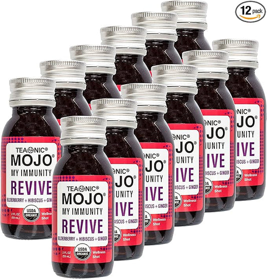TEAONIC My Immunity Mojo: Revive, Herbal 12 Packs, 2 Fl.