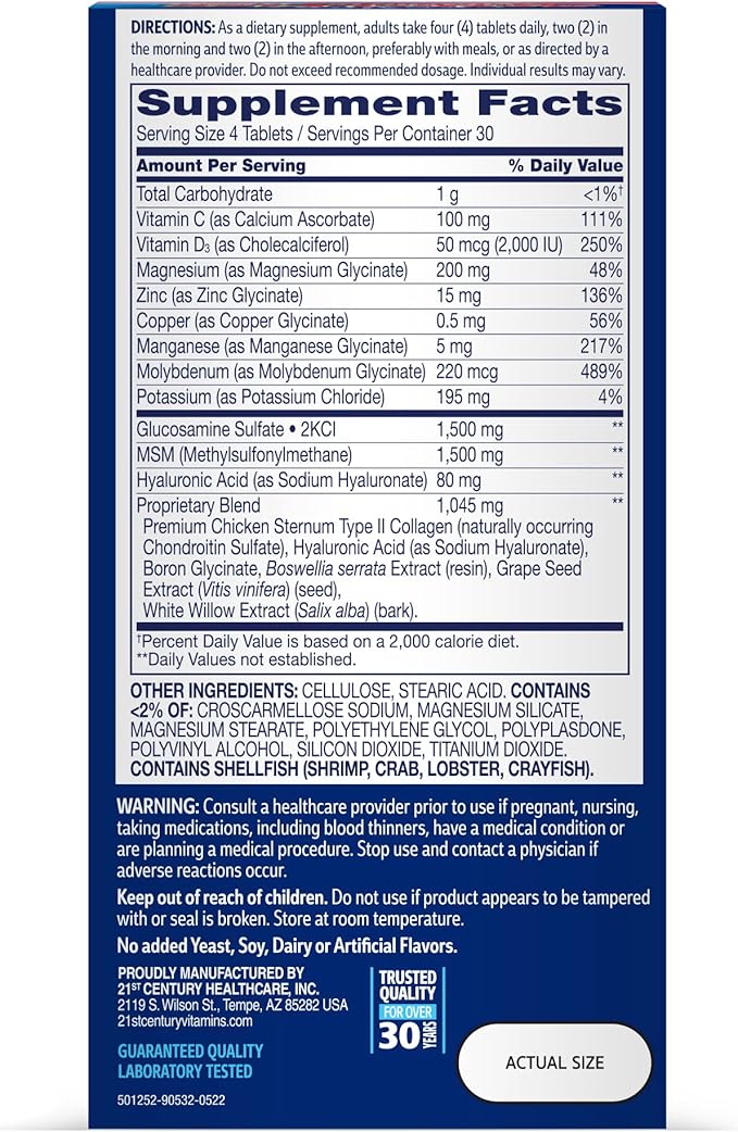 21st Century Arthriflex Advantage Tablets, 120
