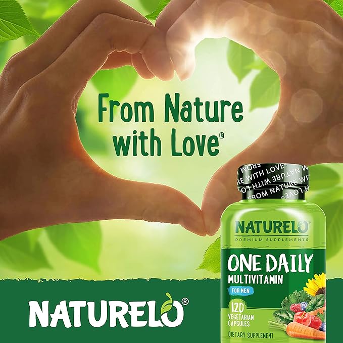 NATURELO Mens Multivitamins 120 Vegetarian