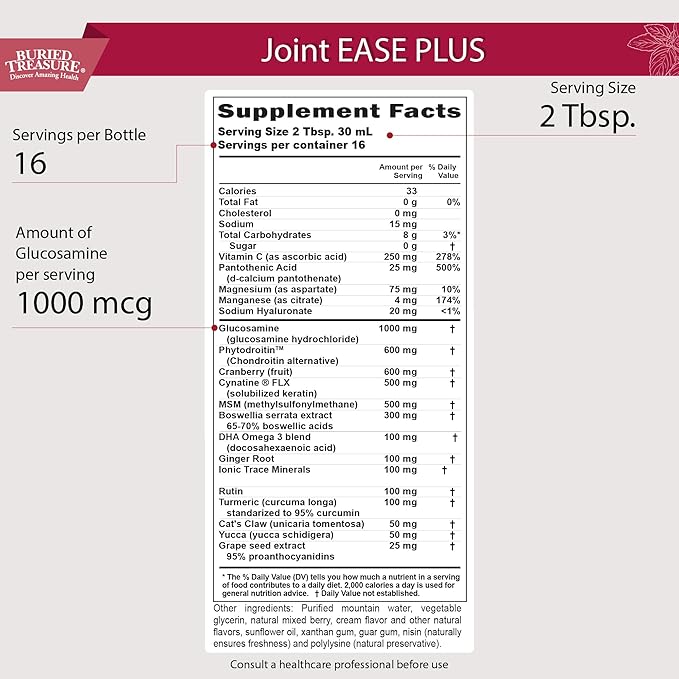 Buried Treasure Joint Ease Plus 16 fl