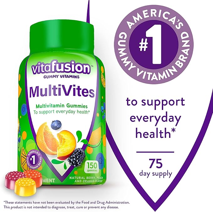 Vitafusion MultiVites Gummy Multivitamins 150 Count 2 Pack