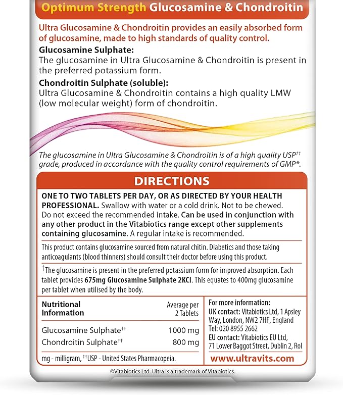 Glucosamine and Chondroitin