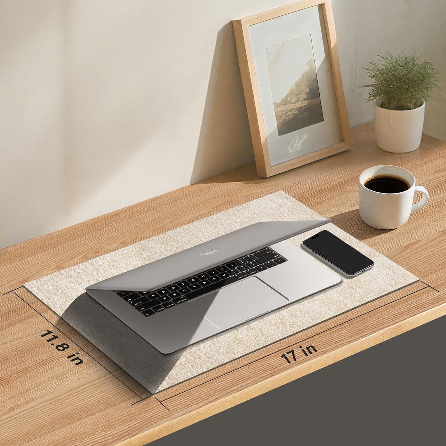 DOLOPL Placemats Set of 12, Reversible Wipeable & Heat Resistant Place Mats, Modern Faux Leather Table Mats for Kitchen, Neutral Waterproof Tablemats for Dining Table Decor, Wedding, Party(Beige)