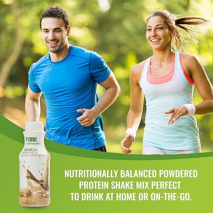 Vanilla Powdered Protein Shake Mix | On The Go Meal Replacement Shake | Support Weight Management | Muscle Maintenance | 160 Calories, 16g Protein, 24 Vitamins & Minerals, Low Carb, Zero Trans Fat